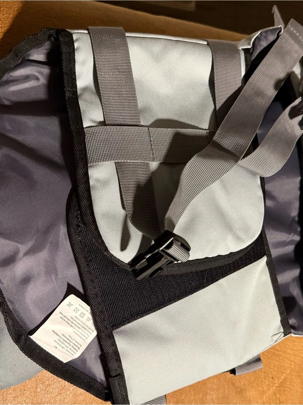 Dog Life Jacket - Gray Pet Safety Vest Never Worn
